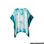 Lyla Silk Tie Dye Kaftan | Beach Coverup with Handmade Beaded Tassels  B07HLDLC81